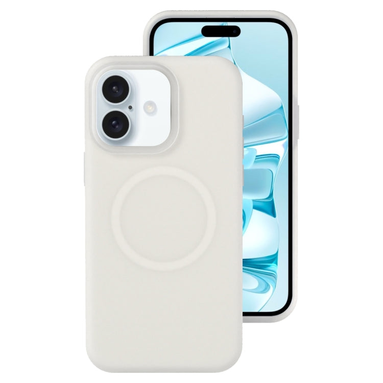 جراب هاتف مغناطيسي من السيليكون السائل الهلامي، مناسب لأجهزة iPhone 16e وiPhone 16 Pro Max وiPhone 16 Pro وiPhone 16 Plus وiPhone 16