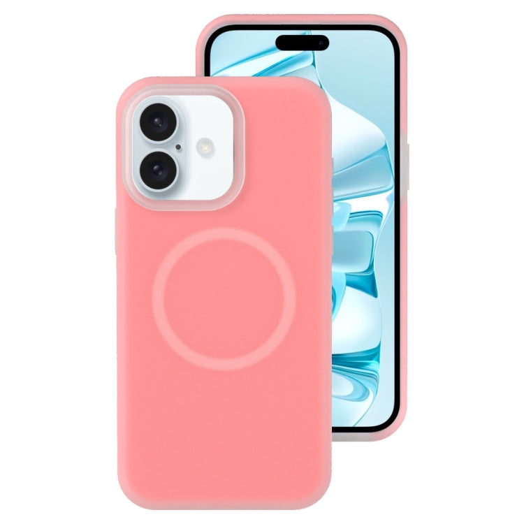 جراب هاتف مغناطيسي من السيليكون السائل الهلامي، مناسب لأجهزة iPhone 16e وiPhone 16 Pro Max وiPhone 16 Pro وiPhone 16 Plus وiPhone 16