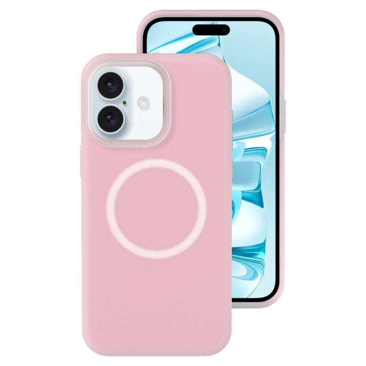 جراب هاتف مغناطيسي من السيليكون السائل الهلامي، مناسب لأجهزة iPhone 16e وiPhone 16 Pro Max وiPhone 16 Pro وiPhone 16 Plus وiPhone 16