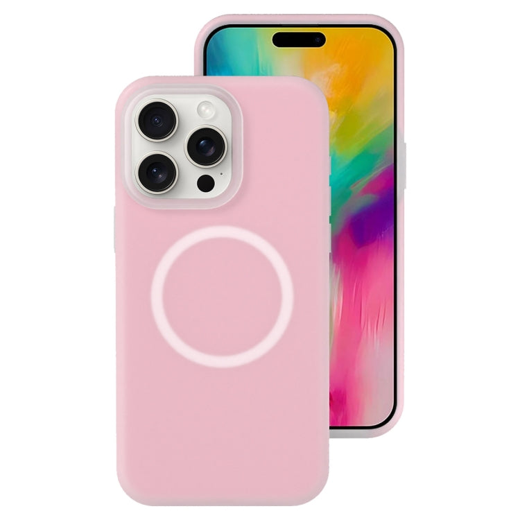 جراب هاتف مغناطيسي من السيليكون السائل الهلامي، مناسب لأجهزة iPhone 16e وiPhone 16 Pro Max وiPhone 16 Pro وiPhone 16 Plus وiPhone 16