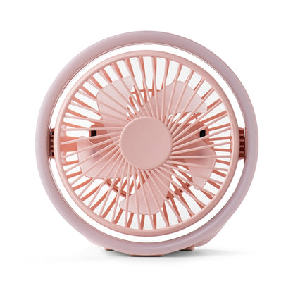 N601 180 Degree Rotating Type-C Desktop Fan with LED Ambience Light