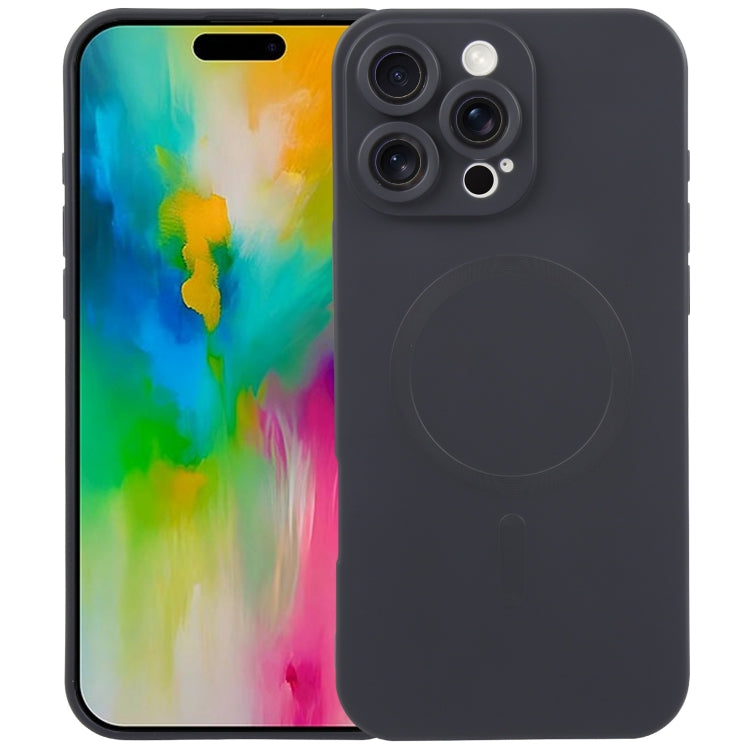 Liquid TPU Silicone Solid Color MagSafe Phone Case, For iPhone 16 Pro Max, For iPhone 16 Pro, For iPhone 16 Plus