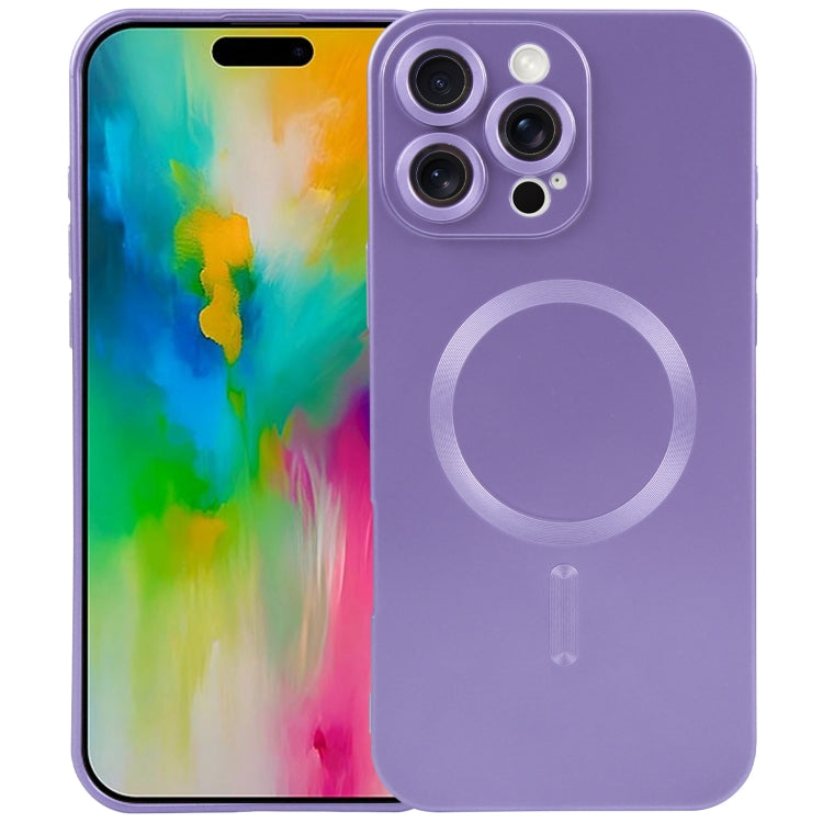 Liquid TPU Silicone Solid Color MagSafe Phone Case, For iPhone 16 Pro Max, For iPhone 16 Pro, For iPhone 16 Plus