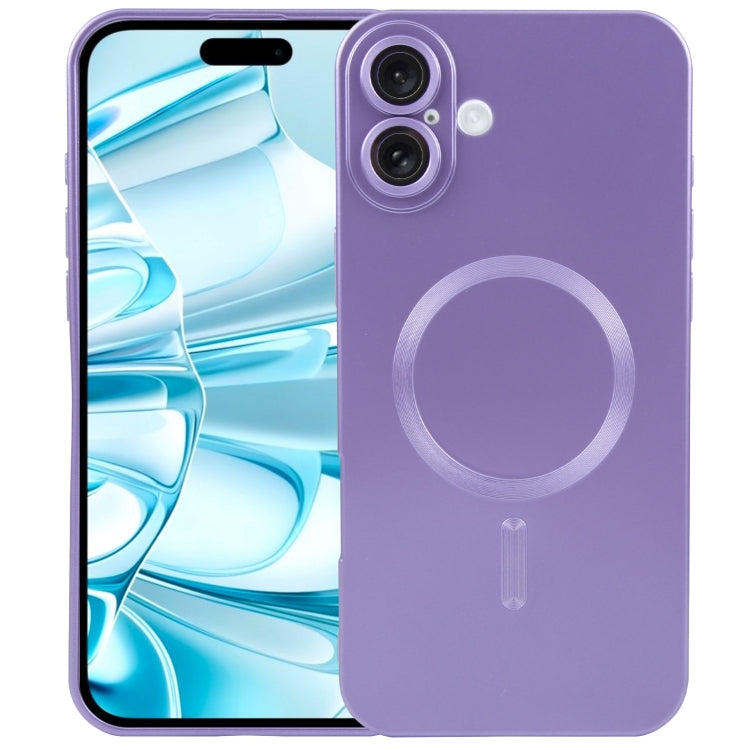 Liquid TPU Silicone Solid Color MagSafe Phone Case, For iPhone 16 Pro Max, For iPhone 16 Pro, For iPhone 16 Plus