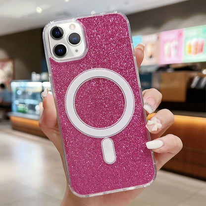 Acrylic Transparent Glitter MagSafe Phone Case, For iPhone 12 Pro Max, For iPhone 11 Pro Max, For iPhone 11, For iPhone 11 Pro, For iPhone XS / X, For iPhone XR