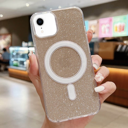 Acrylic Transparent Glitter MagSafe Phone Case, For iPhone 12 Pro Max, For iPhone 11 Pro Max, For iPhone 11, For iPhone 11 Pro, For iPhone XS / X, For iPhone XR