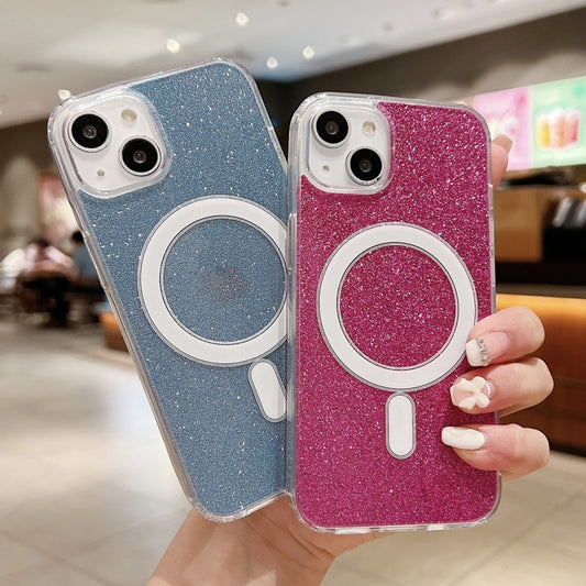 Acrylic Transparent Glitter MagSafe Phone Case, For iPhone 15 Pro, For iPhone 15 Plus, For iPhone 15, For iPhone 14 Plus, For iPhone 14, For iPhone 14 Pro
