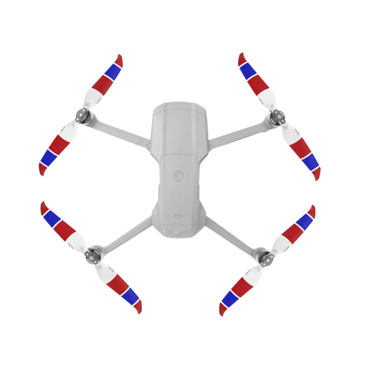 زوجان من مراوح Sunnylife 7238F-3C لطائرة DJI Mavic Air 2 ثنائية الجوانب، ثنائية اللون، منخفضة الضوضاء، سريعة الفك
