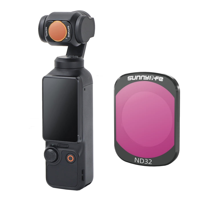 For DJI Osmo Pocket 3 Sunnylife Camera Lens Magnetic Metal Filter, No Impact On Gimbal Reset, MCUV, ND8, ND16, ND32, ND64, CPL, ND8PL, ND16PL, ND32PL, ND64PL, 3 in 1 CPL ND8 ND16, 4 in 1 ND8-64, 4 in 1 ND8-64PL, 4 in 1 UV CPL ND32 ND64�����������������...