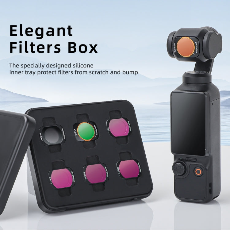 For DJI Osmo Pocket 3 Sunnylife Camera Lens Magnetic Metal Filter, No Impact On Gimbal Reset, MCUV, ND8, ND16, ND32, ND64, CPL, ND8PL, ND16PL, ND32PL, ND64PL, 3 in 1 CPL ND8 ND16, 4 in 1 ND8-64, 4 in 1 ND8-64PL, 4 in 1 UV CPL ND32 ND64�����������������...