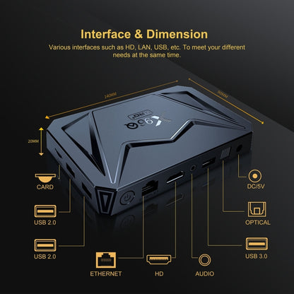 X96Q Pro+ Cortex-A55 Android 14 Octa-core CPU 4K HD Internet Set-top Box