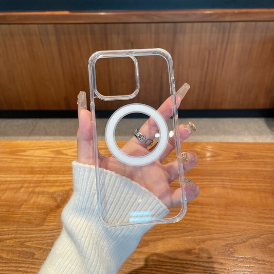 Clear Acrylic TPU MagSafe Phone Case, For iPhone 16 Pro Max, For iPhone 16 Pro, For iPhone 16 Plus, For iPhone 16, For iPhone 15 Pro Max, For iPhone 15 Pro, For iPhone 15 Plus, For iPhone 15, For iPhone 14 Plus, For iPhone 14, For iPhone 14 Pro��������...