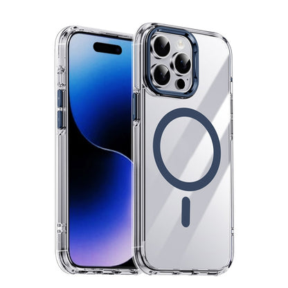 Airbag PC Hybrid TPU Magsafe Phone Case, For iPhone 16 Plus, For iPhone 16, For iPhone 15 Pro Max, For iPhone 15 Pro, For iPhone 15