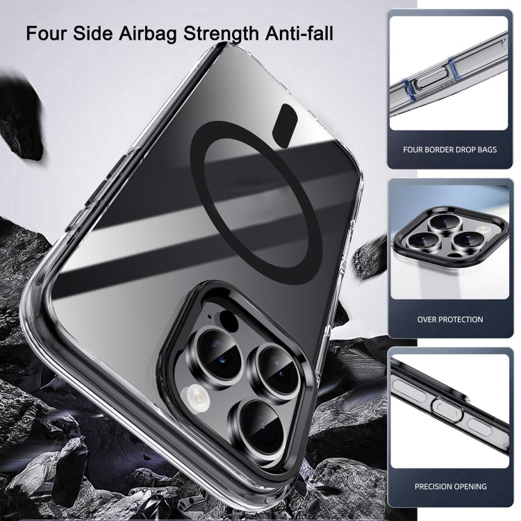 Airbag PC Hybrid TPU Magsafe Phone Case, For iPhone 16 Plus, For iPhone 16, For iPhone 15 Pro Max, For iPhone 15 Pro, For iPhone 15