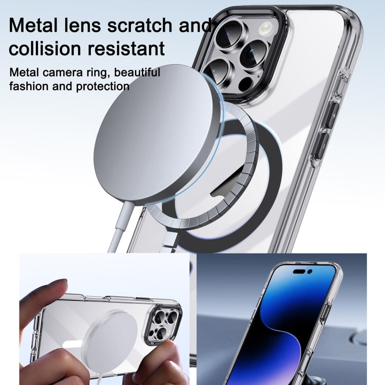 Airbag PC Hybrid TPU Magsafe Phone Case, For iPhone 16 Plus, For iPhone 16, For iPhone 15 Pro Max, For iPhone 15 Pro, For iPhone 15