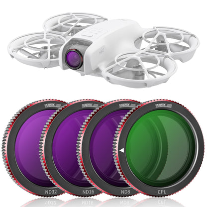 For DJI Neo STARTRC Drone Lens Filter, 3 in 1 ND8/16/32, CPL ND8/16/32