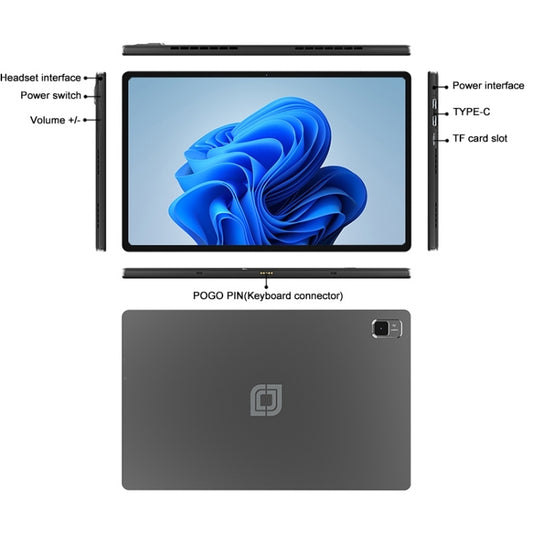 Jumper EZpad V12 Pro Tablet PC, No Keyboard, 12 inch Windows 11 Home OS Intel Twin Lake N150 Quad Core