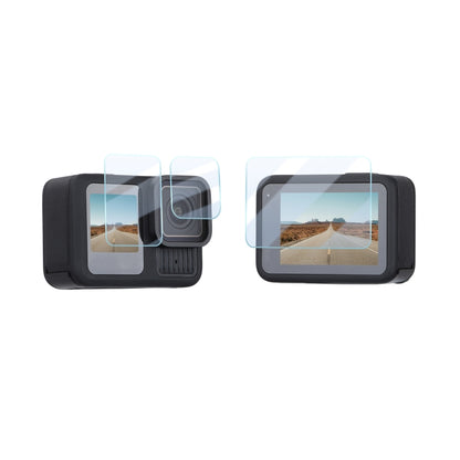 For GoPro HERO13 Black Sunnylife 3 in 1 Lens Protector Front and Rear Screen Tempered Glass Films