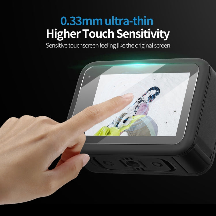 For GoPro HERO13 Black Sunnylife 3 in 1 Lens Protector Front and Rear Screen Tempered Glass Films