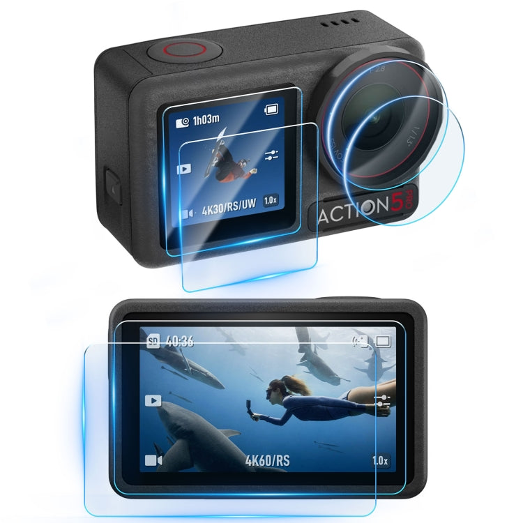 STARTRC 3 in 1 Lens Protector Front and Rear Screen Tempered Glass Films