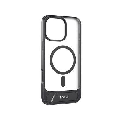 جراب هاتف TOTU PC-25 بملمس جلدي مع حامل مغناطيسي، لهاتف iPhone 16 Pro Max، لهاتف iPhone 16 Pro
