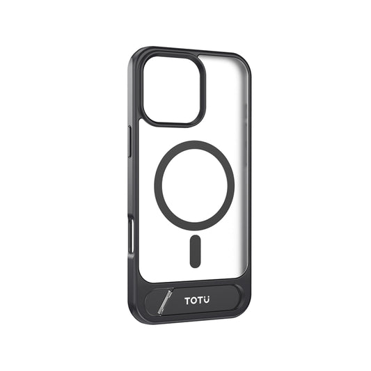 جراب هاتف TOTU PC-25 بملمس جلدي مع حامل مغناطيسي، لهاتف iPhone 16 Pro Max، لهاتف iPhone 16 Pro