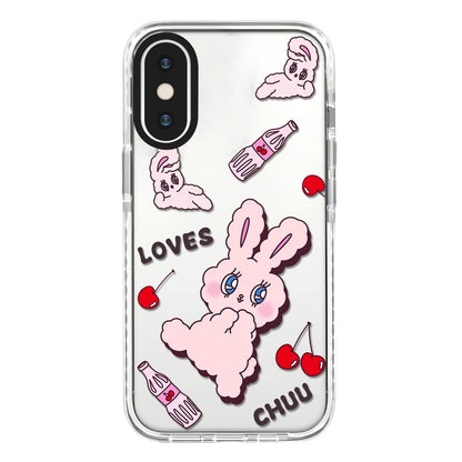 جراب هاتف بتغطية كاملة بنمط توضيحي بسيط، لهاتف iPhone X / XS