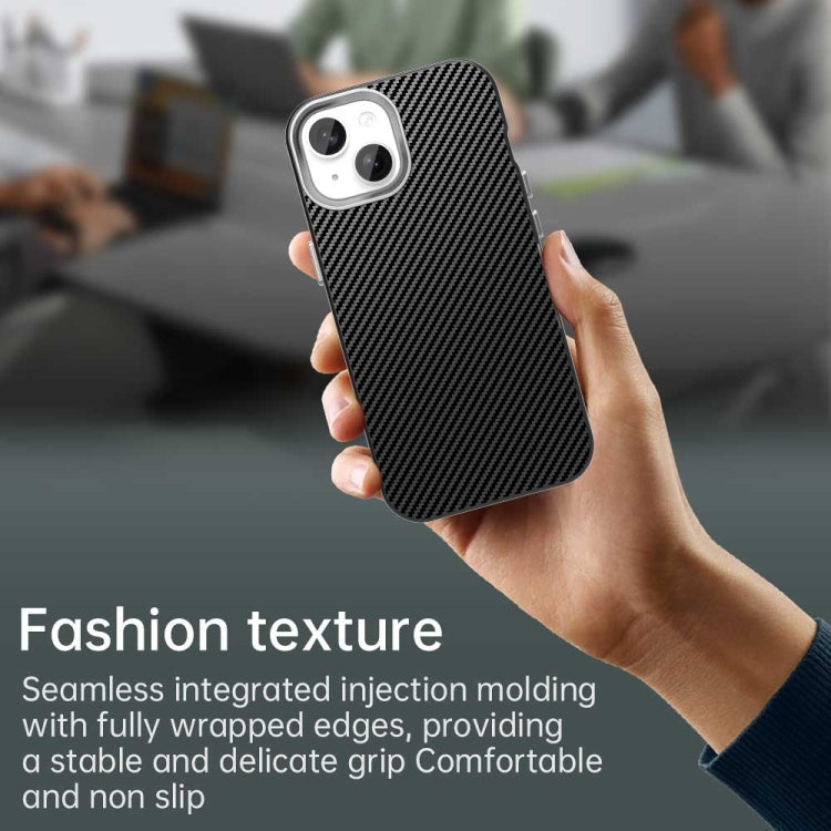 Carbon Fiber Series IMD Phone Case, For iPhone 15 Plus, For iPhone 15, For iPhone 14 Plus, For iPhone 14, For iPhone 14 Pro, For iPhone 14 Pro Max