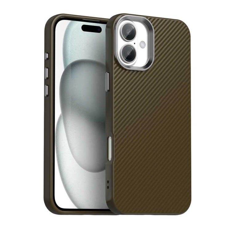 Carbon Fiber Series IMD Phone Case, For iPhone 16 Pro Max, For iPhone 16 Pro, For iPhone 16 Plus, For iPhone 16, For iPhone 15 Pro Max, For iPhone 15 Pro