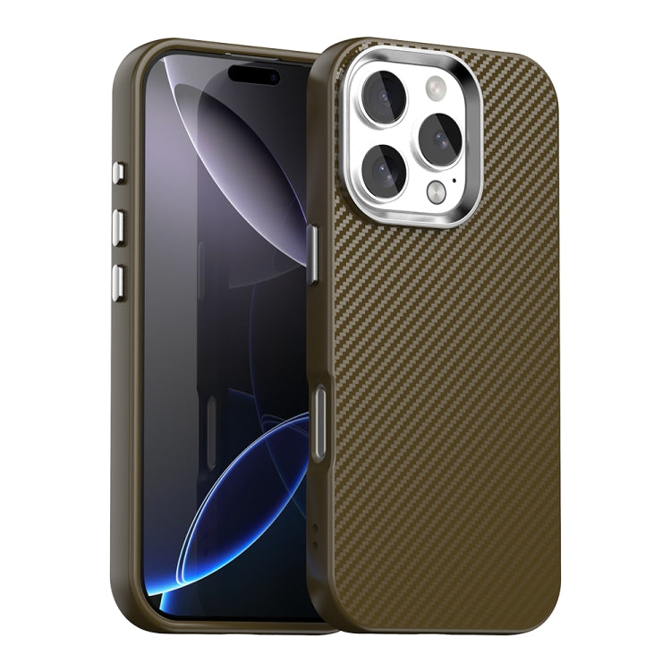 Carbon Fiber Series IMD Phone Case, For iPhone 16 Pro Max, For iPhone 16 Pro, For iPhone 16 Plus, For iPhone 16, For iPhone 15 Pro Max, For iPhone 15 Pro
