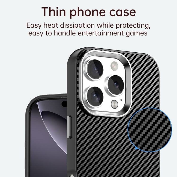 Carbon Fiber Series IMD Phone Case, For iPhone 16 Pro Max, For iPhone 16 Pro, For iPhone 16 Plus, For iPhone 16, For iPhone 15 Pro Max, For iPhone 15 Pro