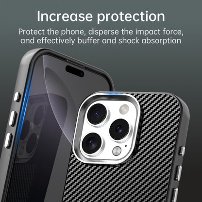 Carbon Fiber Series IMD Phone Case, For iPhone 16 Pro Max, For iPhone 16 Pro, For iPhone 16 Plus, For iPhone 16, For iPhone 15 Pro Max, For iPhone 15 Pro