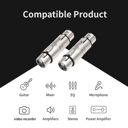 LZ1111 3Pin XLR Female to Female Adapter