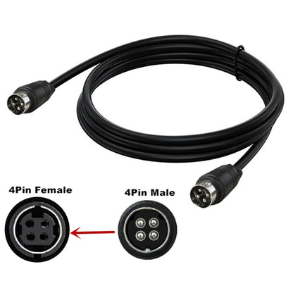 MD DIN 4 Pin Male to Male AC/DC Power Audio Adapter Cable