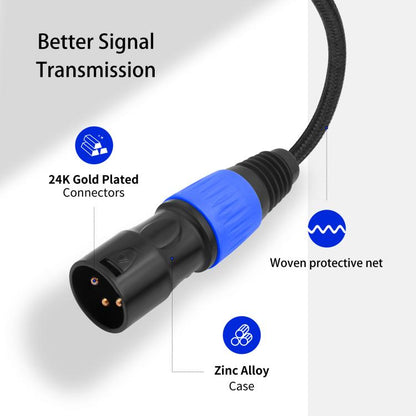 TY015 Type-C Male to XLR Male Stereo Output Audio Cable