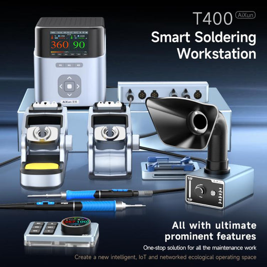 AiXun T400 320W Smart Soldering Workstation, EU Plug, UK Plug
