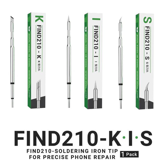 2uul Soldering Iron Tips for Most C210 Soldering Station, FD12 K, FD13 I, FD14 S