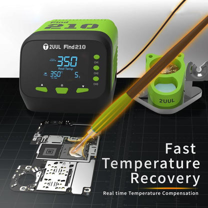 2uul FD01 Find210 60W High-Power AC Transformer Soldering Station, EU Plug, US Plug, UK Plug