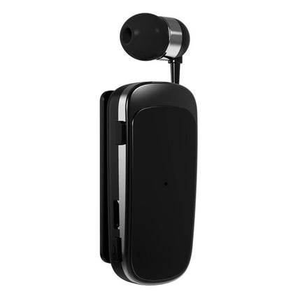 K52 Business Lavalier Retractable Cable Bluetooth Earphone