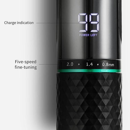 ماكينة قص الشعر VGR V-256 بخمس سرعات وشاشة رقمية وحامل USB، V-256