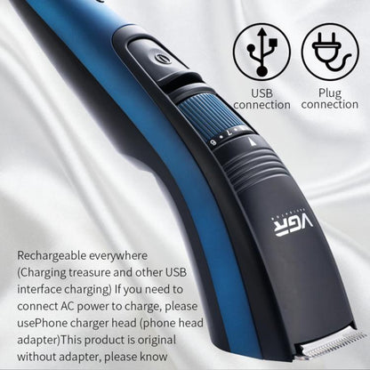 ماكينة حلاقة شعر كهربائية VGR V-052 بقدرة 5 وات USB، V-052