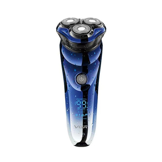 ماكينة حلاقة كهربائية دوارة ثلاثية الشفرات للرجال VGR V-305 IPX7، V-305