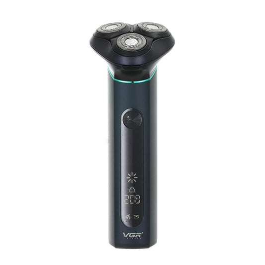 ماكينة حلاقة كهربائية VGR V-310 بشاشة رقمية ثلاثية الشفرات IPX7، V-310