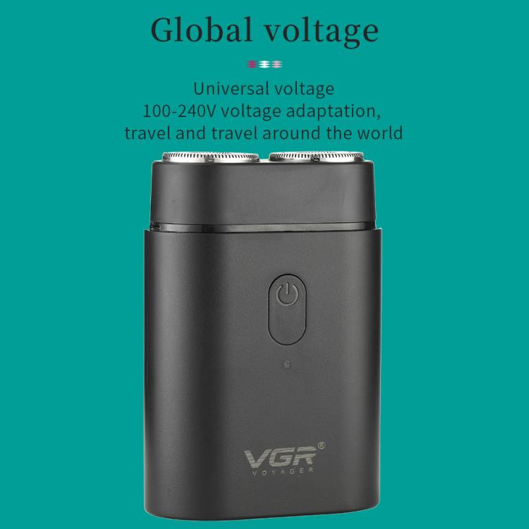 ماكينة حلاقة كهربائية محمولة VGR V-341 برأسين دوارين للحلاقة، V-341