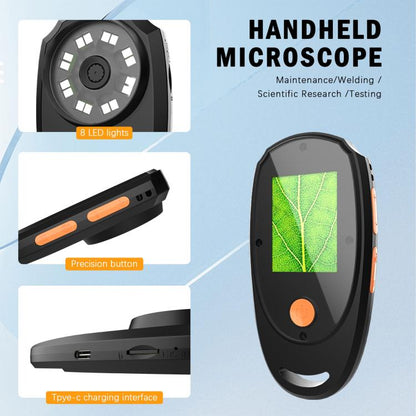 CPL-05-0011 2MP 2 inch HD Screen Handheld Digital Microscope 500X Magnification