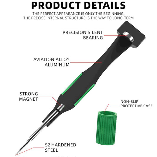LUOWEI LITTLE BOY Smooth Bearings Alloy Magnetic Screwdriver Set, LITTLE BOY