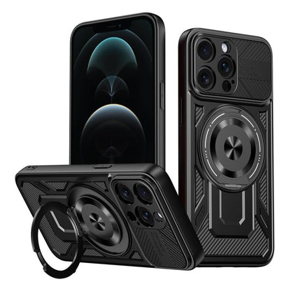 Armor Rotating Holder MagSafe Phone Case, For iPhone 12, For iPhone 12 Pro Max, For iPhone 12 Pro, For iPhone 11 Pro Max, For iPhone 11, For iPhone 11 Pro