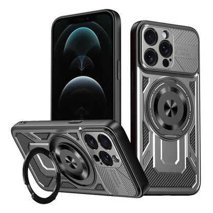 Armor Rotating Holder MagSafe Phone Case, For iPhone 12, For iPhone 12 Pro Max, For iPhone 12 Pro, For iPhone 11 Pro Max, For iPhone 11, For iPhone 11 Pro