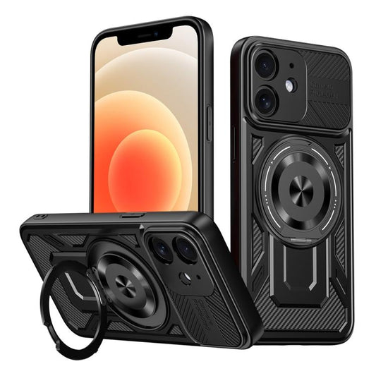 Armor Rotating Holder MagSafe Phone Case, For iPhone 12, For iPhone 12 Pro Max, For iPhone 12 Pro, For iPhone 11 Pro Max, For iPhone 11, For iPhone 11 Pro