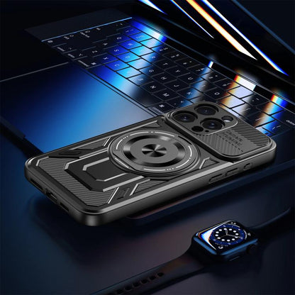 Armor Rotating Holder MagSafe Phone Case, For iPhone 12, For iPhone 12 Pro Max, For iPhone 12 Pro, For iPhone 11 Pro Max, For iPhone 11, For iPhone 11 Pro